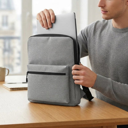 Sac à dos ordinateur 16 pouces homme ui range son ordinateur